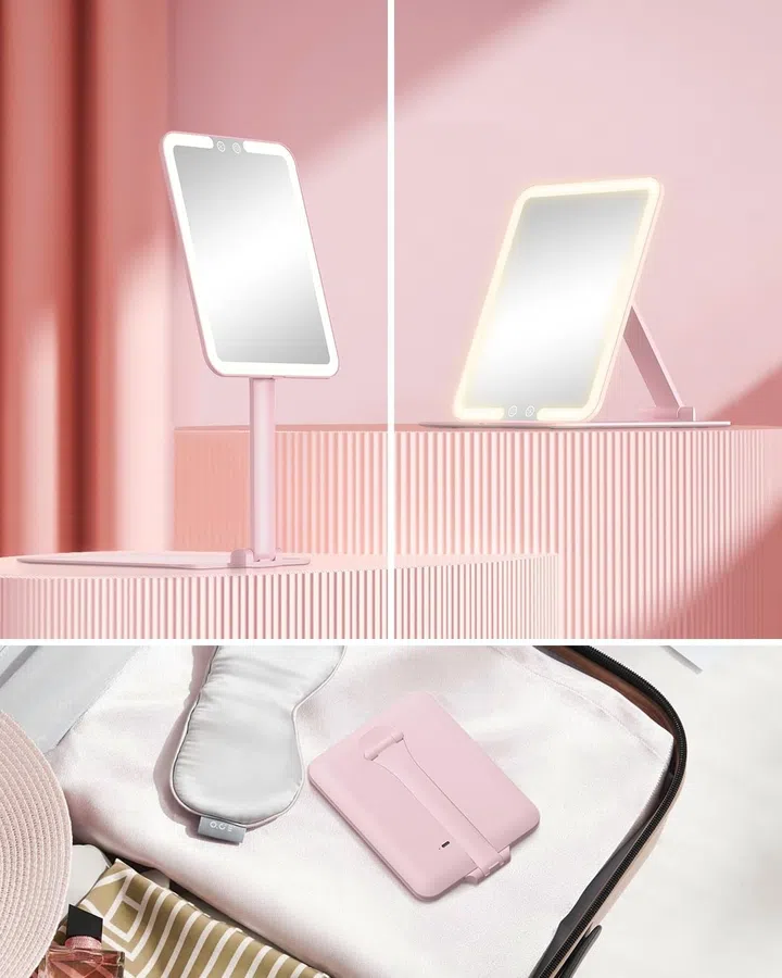 Gospire Rechargeable Travel Makeup Mirror
