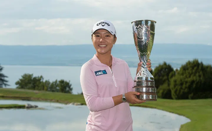 Lydia Ko在2015年的The Amundi Evian Championship赢得人生首个大满贯殊荣（图 Rolex提供）