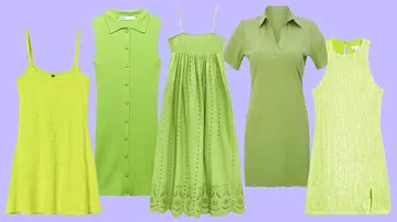 青苹果绿连衣裙 Apple green dresses