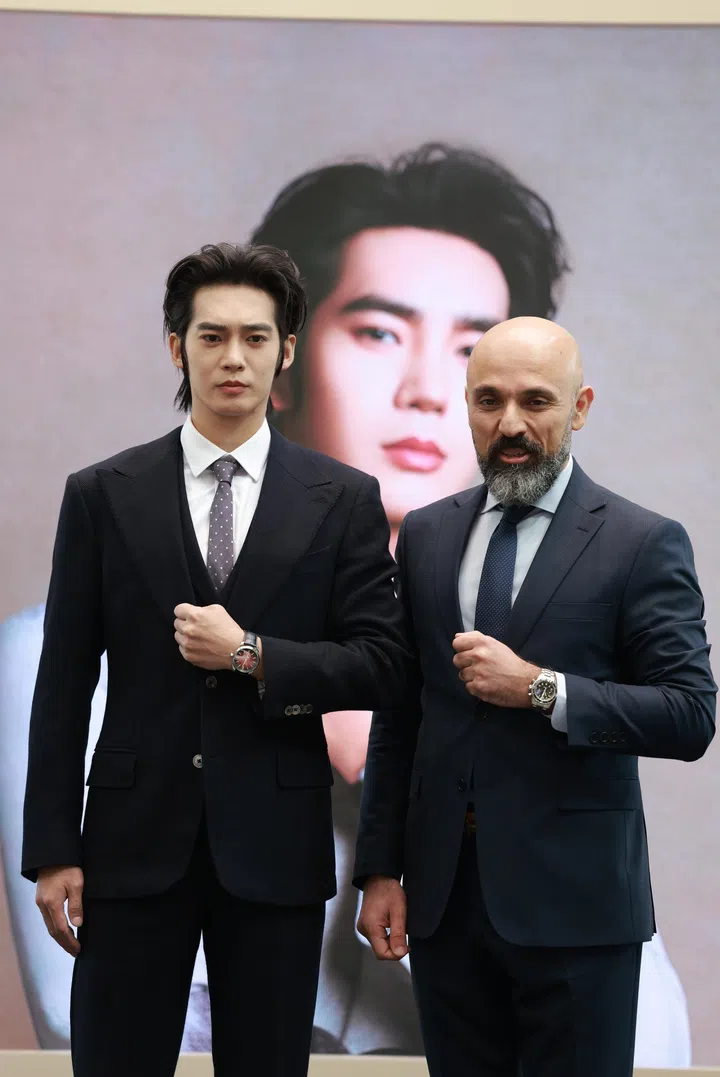 于适和Longines全球总裁Patrick Aoun