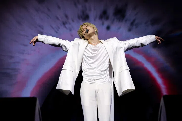 INDIO, CALIFORNIA - APRIL 11: (FOR EDITORIAL USE ONLY) (NOT TO BE LICENSED FOR ANY STANDALONE OR SPECIAL INTEREST BOOK PUBLISHING USE CONCERNING THE COACHELLA MUSIC FESTIVAL AND/OR STAGECOACH MUSIC FESTIVAL) Taemin performs at the Mojave Tent during the 2026 Coachella Valley Music and Arts Festival at Empire Polo Club on April 11, 2026 in Indio, California. (Photo by Arturo Holmes/Getty Images for Coachella)