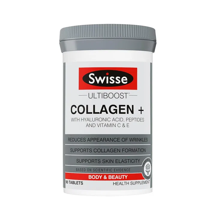 SWISSE Ultiboost Collagen and Hyaluronic Acid胶原蛋白和透明质酸片剂