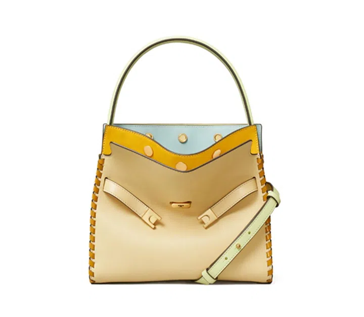 Tory Burch今季推出的Lee Radziwill小型双层手袋