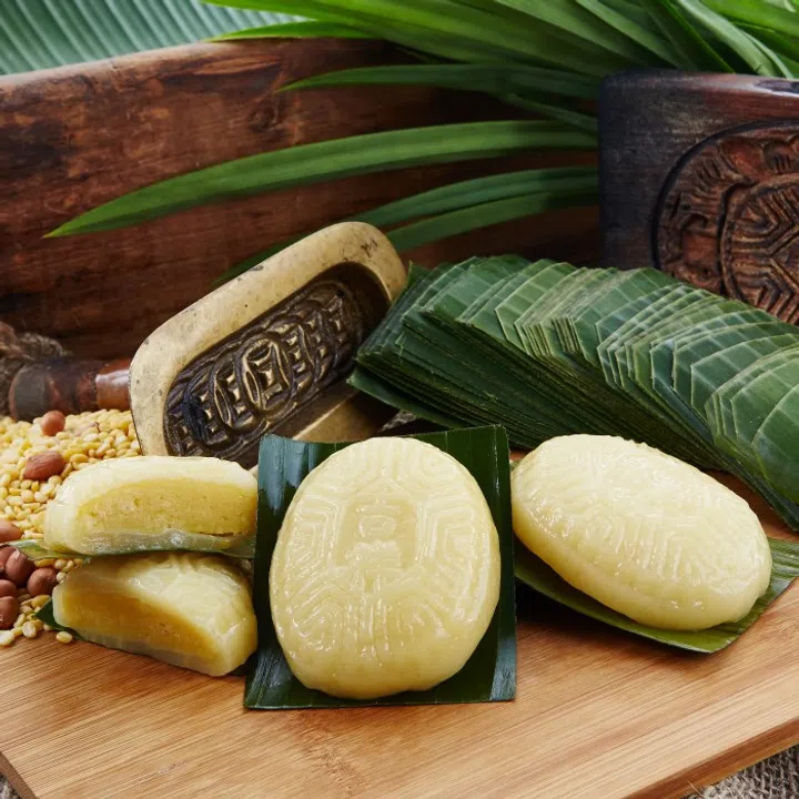 吉祥红龟粿 ji xiang ang ku kueh 榴莲糕