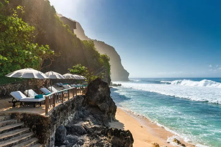 Bulgari Resort Bali的私人海滩