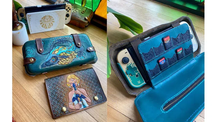 这个Nintendo Switch皮套虽然不大，但却让Christine使出“十八般武艺”才完成，也是她迄今最难忘和满意的作品。（图：受访者提供）