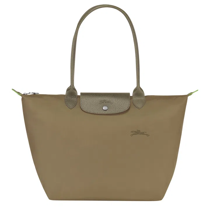 Longchamp Le Pliage green tote bag提袋 