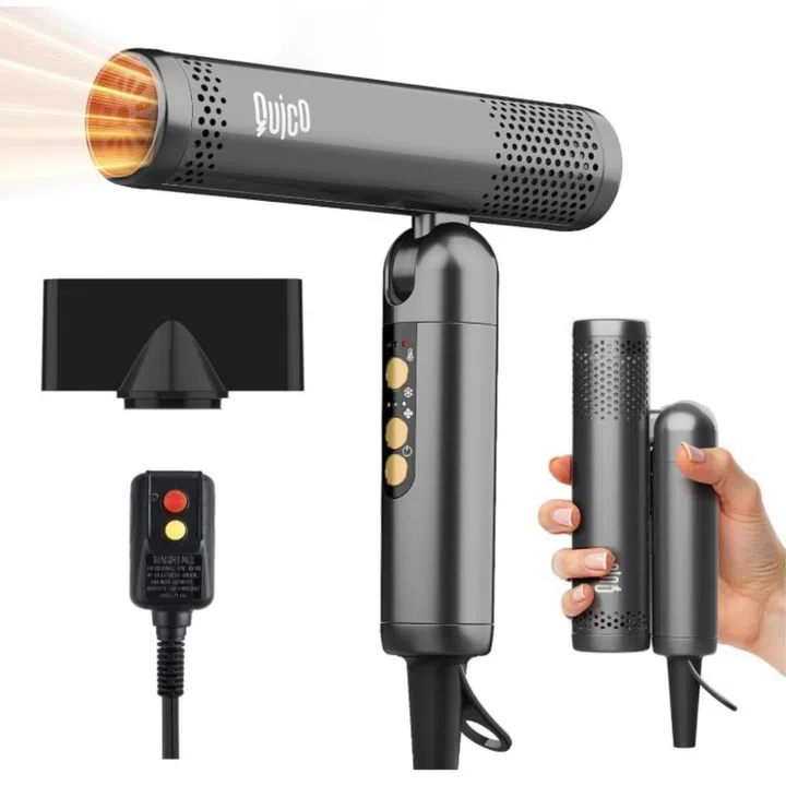 Quico Travel Hair Dryer Dual Voltage Fast Drying BLDC Blow Dryer吹风机