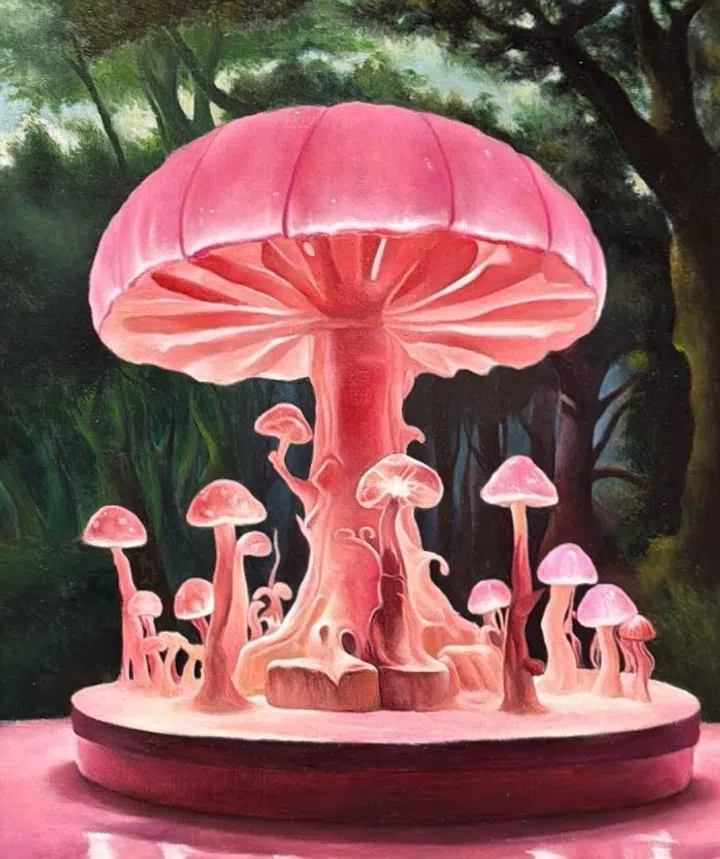 刘斌呈献今年的油画新作《Archipelago in Bloom》