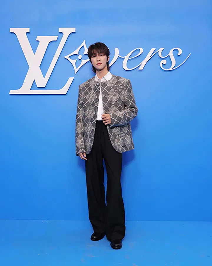 PARIS, FRANCE - JUNE 18: Xu Minghao attends the Louis Vuitton Menswear Spring/Summer 2025 show as part of Paris Fashion Week on June 18, 2024 in Paris, France. (Photo by Victor Boyko/Getty Images for Louis Vuitton)