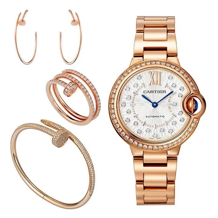 Juste un Clou earrings, 18K rose gold (750/1000). Width: 1.8mm. Inner diameter 40mm.