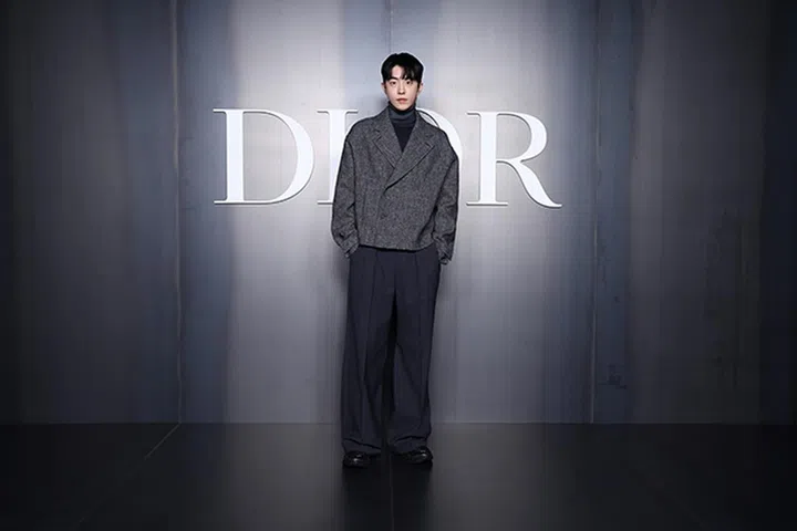 PARIS, FRANCE - JANUARY 24: Nam Joo-hyuk attends the Dior Homme Menswear Fall-Winter 2025/2026 show as part of Paris Fashion Week on January 24, 2025 in Paris, France. (Photo by Pascal Le Segretain/Getty Images for Dior Homme)