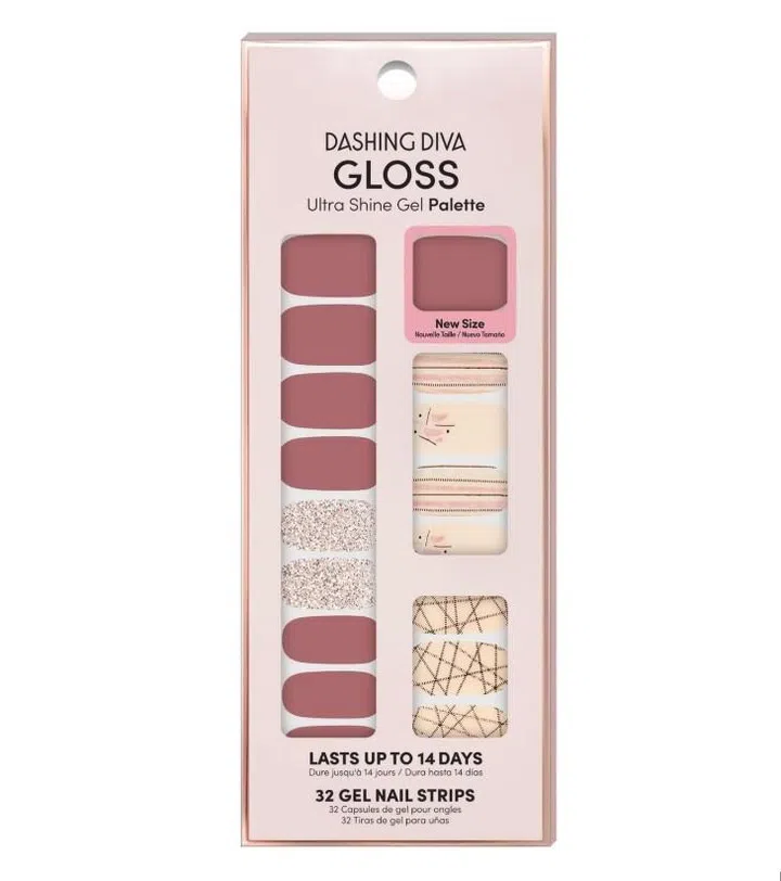 Dashing Diva Gloss Ultra Shine Gel Nail Strips 34 Strips & Nail File指甲贴片 