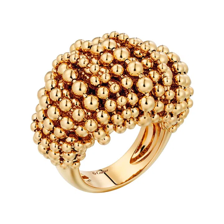 Cartier Libre Tressage黄金戒指 $17,000