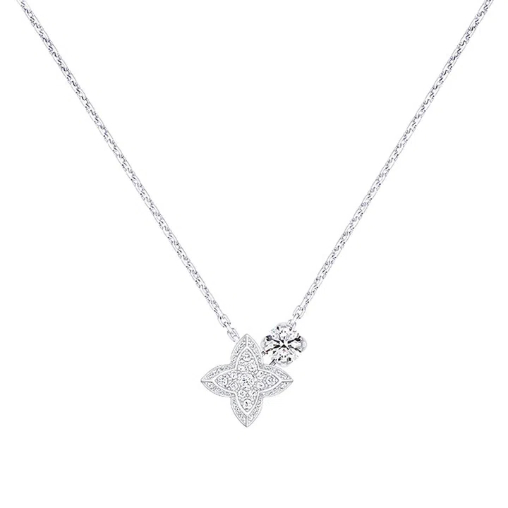 LOUIS VUITTON LV Diamonds Double Pendant