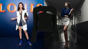 白薇秀的显身材穿搭 JOANNE PEH sexy look hot style