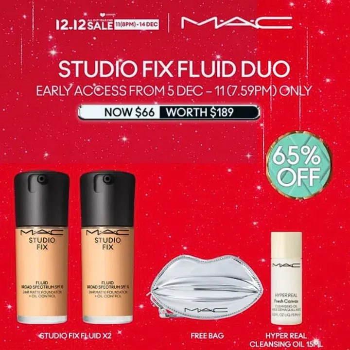 MAC Studio Fix Fluid SPF 15 30ml Duo Set 套组