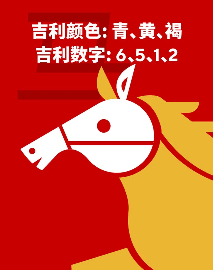 马 幸运色数字