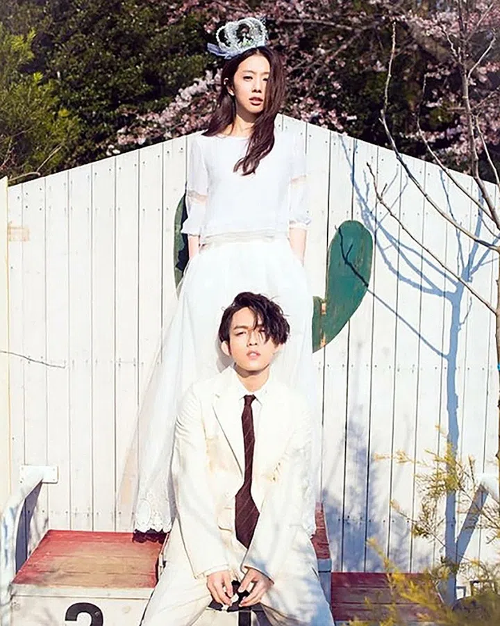 林宥嘉 & 丁文琪 婚照 yoga lim