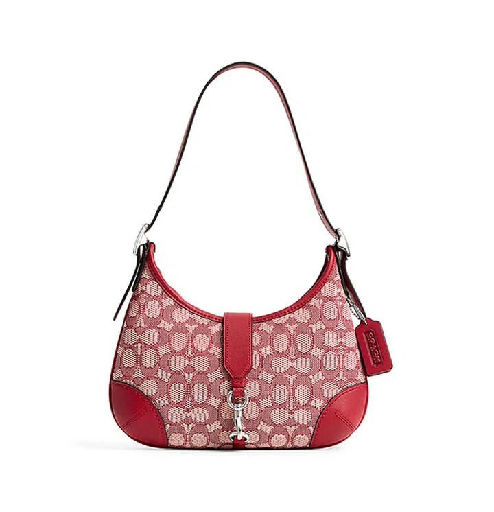 推荐：COACH Hamptons提花肩袋 $595