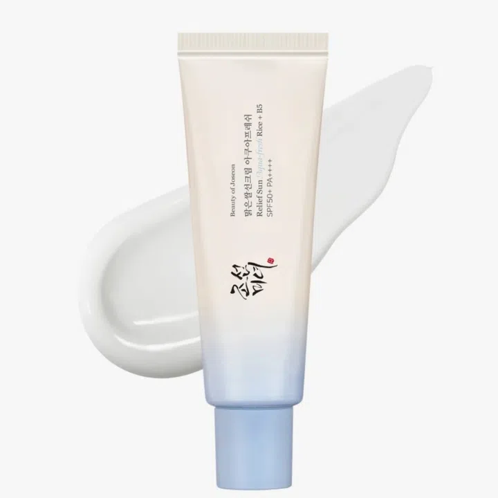 热门韩系防晒：BEAUTY OF JOSEON Relief Sun Aqua-fresh Rice+B5 (SPF50+ PA++++) 防晒霜