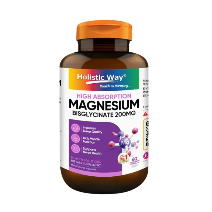 Holistic Way Magnesium Bisglycinate 200mg