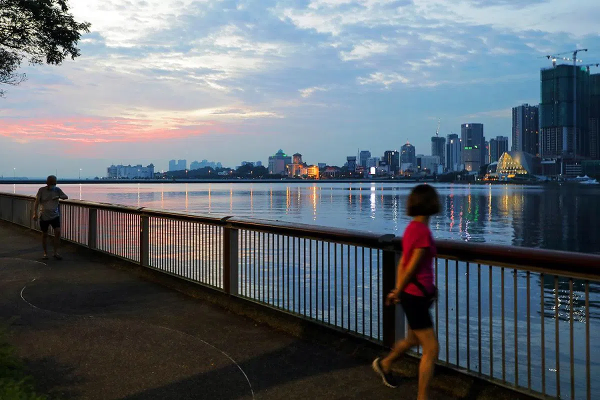 兀兰海滨公园。（联合早报）