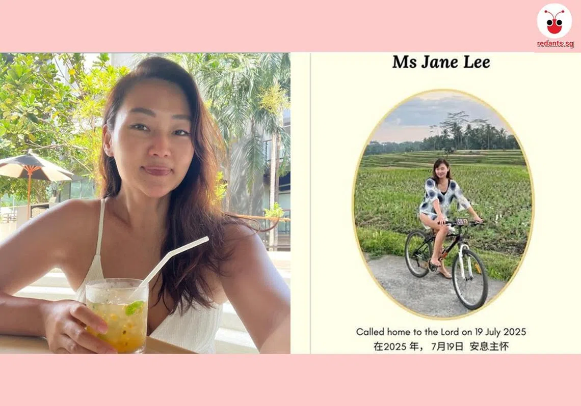 7月19日逝世的Jane Lee遗下丈夫和两名年幼的孩子。（取自脸书）