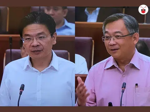 跨部门抗炎工作小组的组长们——卫生部长颜金勇（右）和国家发展部长兼财政部第二部长黄循财（左），今天在国会上先后以《部长声明》加上答疑的形式，回答议员们关于新冠病毒的提问。（红蚂蚁制图）