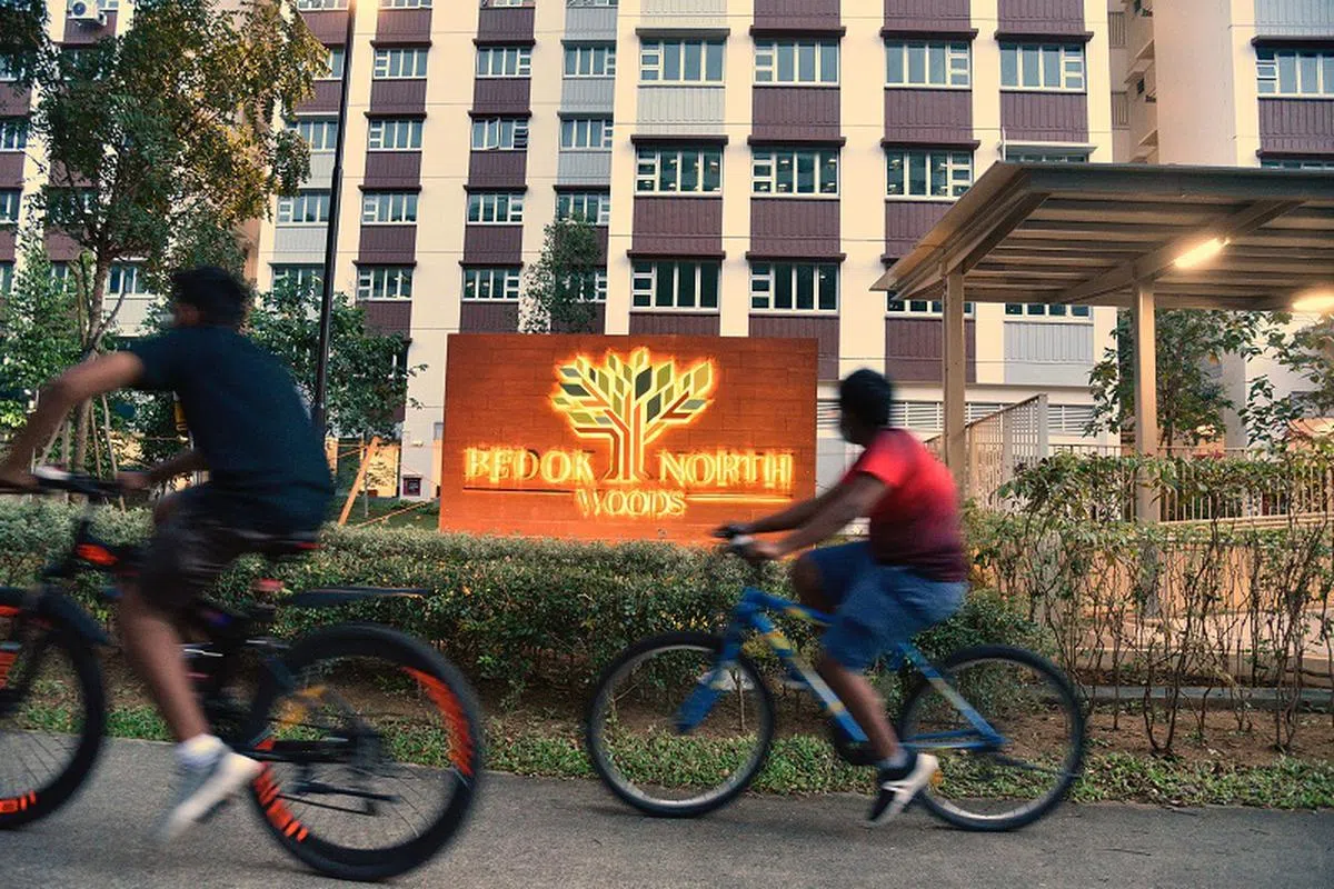 这座位于勿洛北路的租赁组屋是其中一座在单身者联合住房计划下试行新模式的组屋。（联合早报）