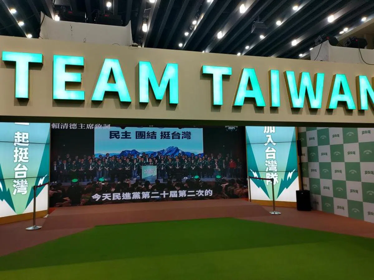 民进党的Team Taiwan主题以棒球为主视觉。（X平台）