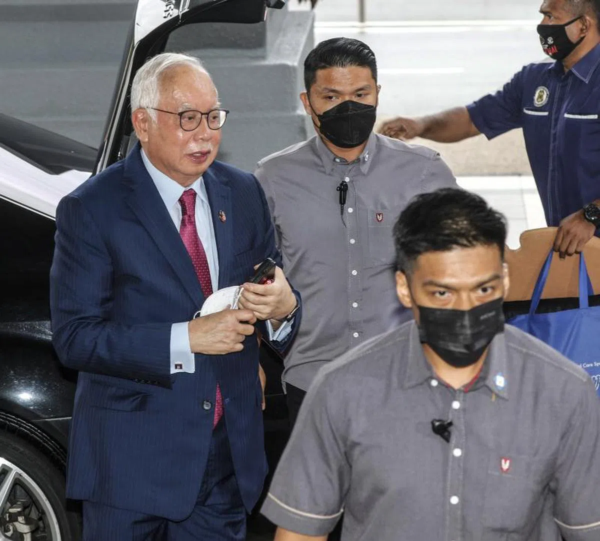 纳吉仍有多项贪污控罪在身。（欧新社）