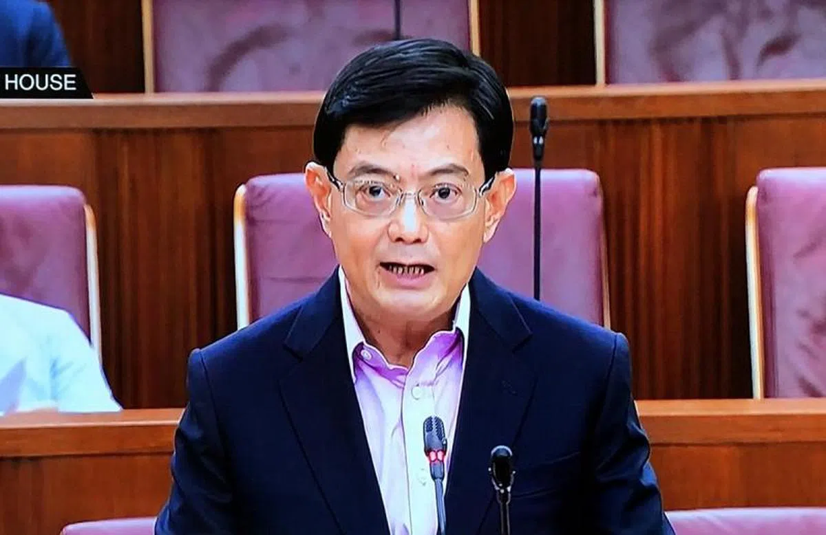  副总理兼财政部长王瑞杰。（国会视频截图） 