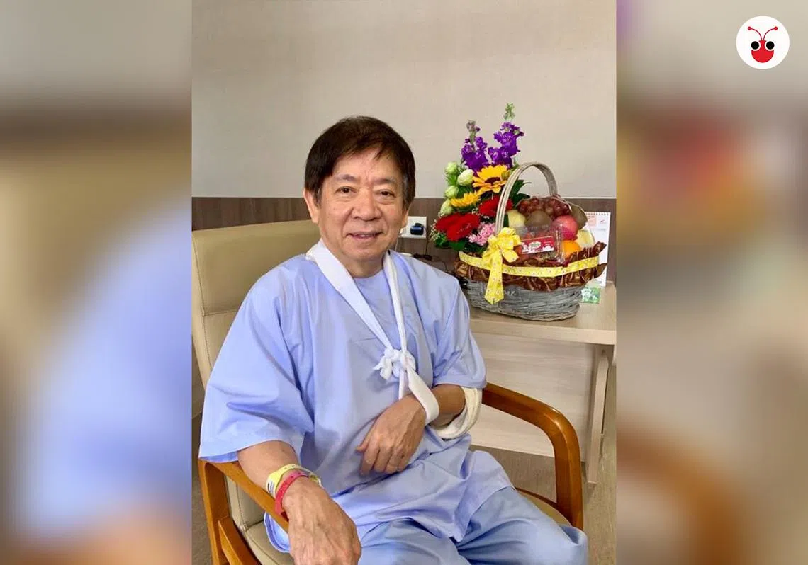 基础建设统筹部长兼交通部长许文远跌倒骨折，这个星期五将动手术。（许文远面簿）