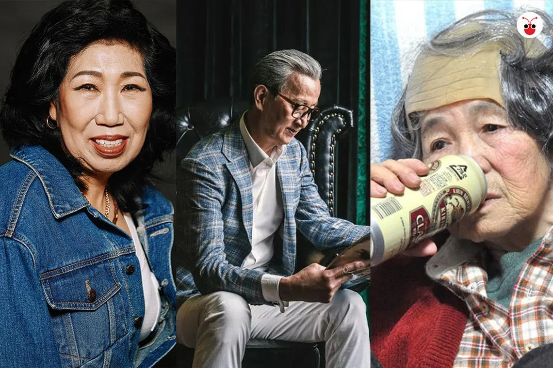 他们都是年龄超过70岁的阿嫲阿公级别的网红。（郭跃男制图）