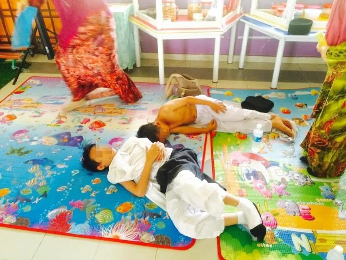  巴西古当玛哇花园宗教学校学生忽出现不适症状。（星洲日报） 