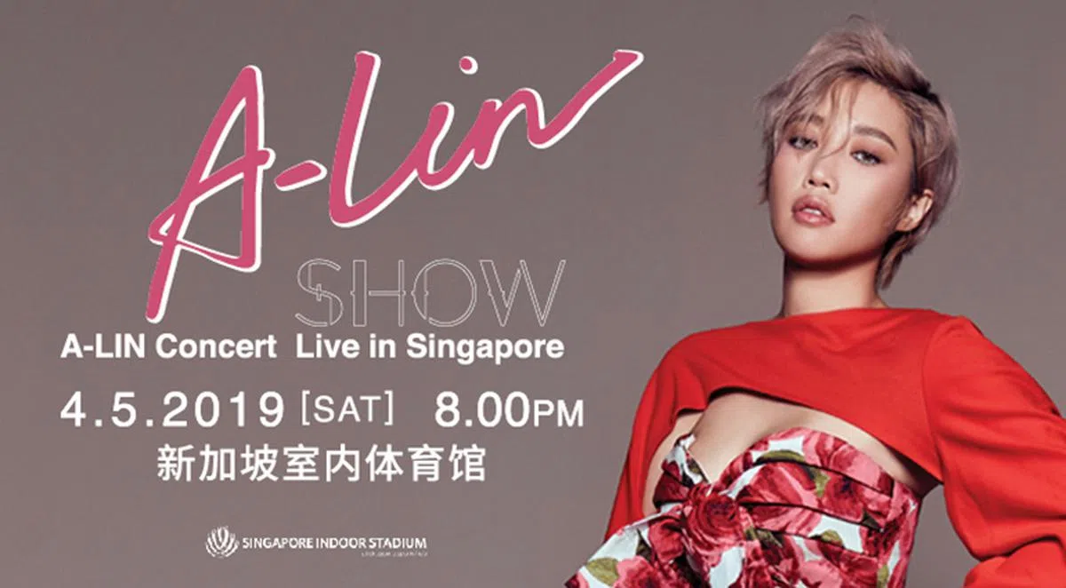  台湾歌姬黄丽玲最近在新加坡室内体育馆举办了她的演唱会 “A-LIN Show”（互联网） 