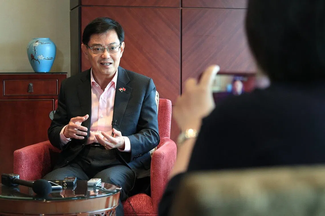 副总理兼财政部长王瑞杰认为，在现有的高水平合作基础上，新加坡与中国未来还可在多个领域加强合作，实现双赢。（通讯及新闻部提供）