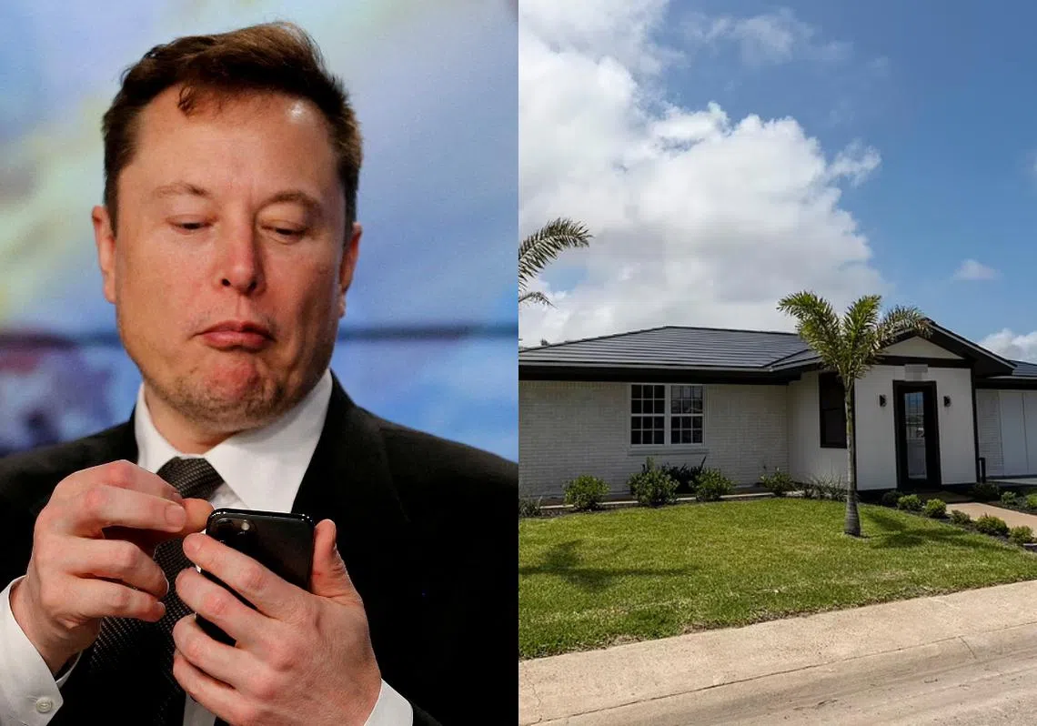 马斯克的唯一房产曝光，据悉是位于美国得州一栋价值5万美元的普通平房。（红蚂蚁制图）