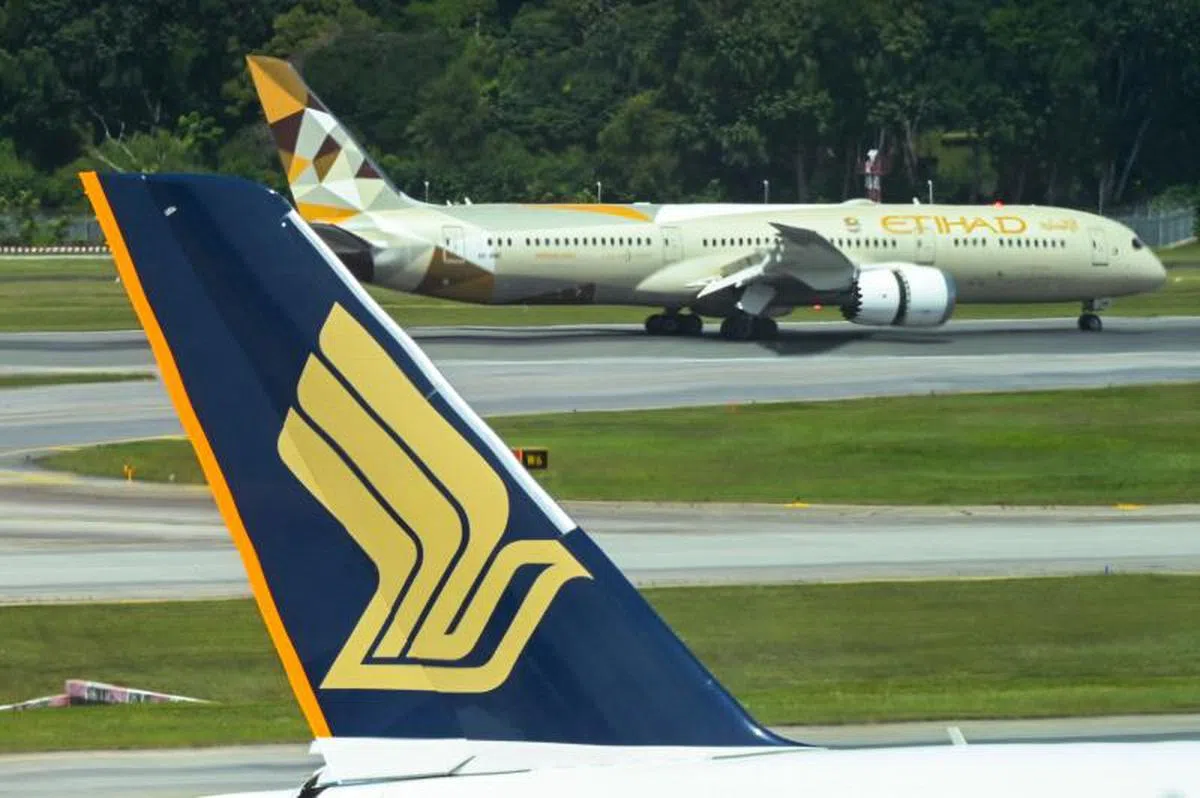 本地去年的国际乘客量为疫情前的15%。（法新社）