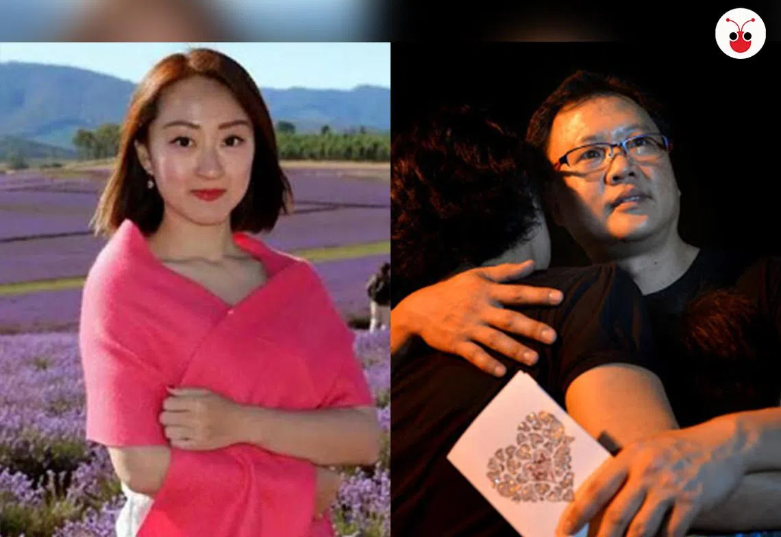 死者崔雅洁和涉嫌杀害她的邱贵福。（宋佳颖制图）