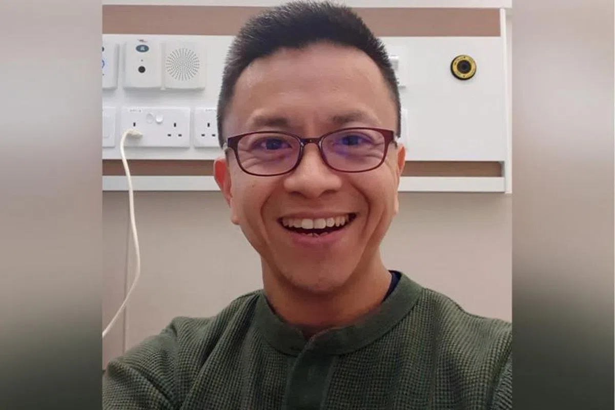  过去10天在国家传染病中心隔离治疗的赵克文牧师。（赵克文牧师提供）  