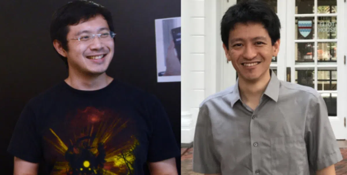  李绳武（右）称，他和李鸿毅（左）曾经“非常密切”，但现在已经不说话了。（薛渤杨制图） 