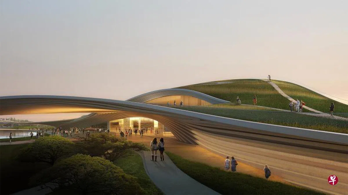  近看。（隈研吾建筑都市设计事务所（Kengo Kuma & Associates）和K2LD Architects） 