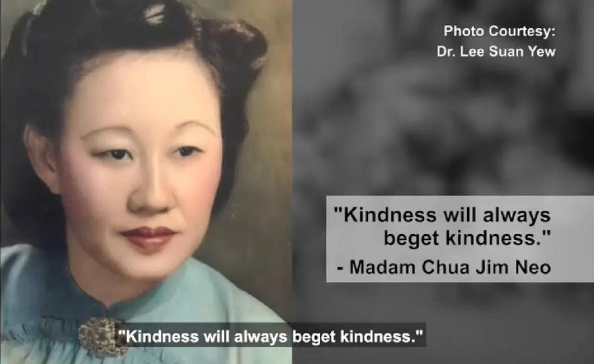  李光耀的母亲蔡认娘。（李祥耀医生提供） 