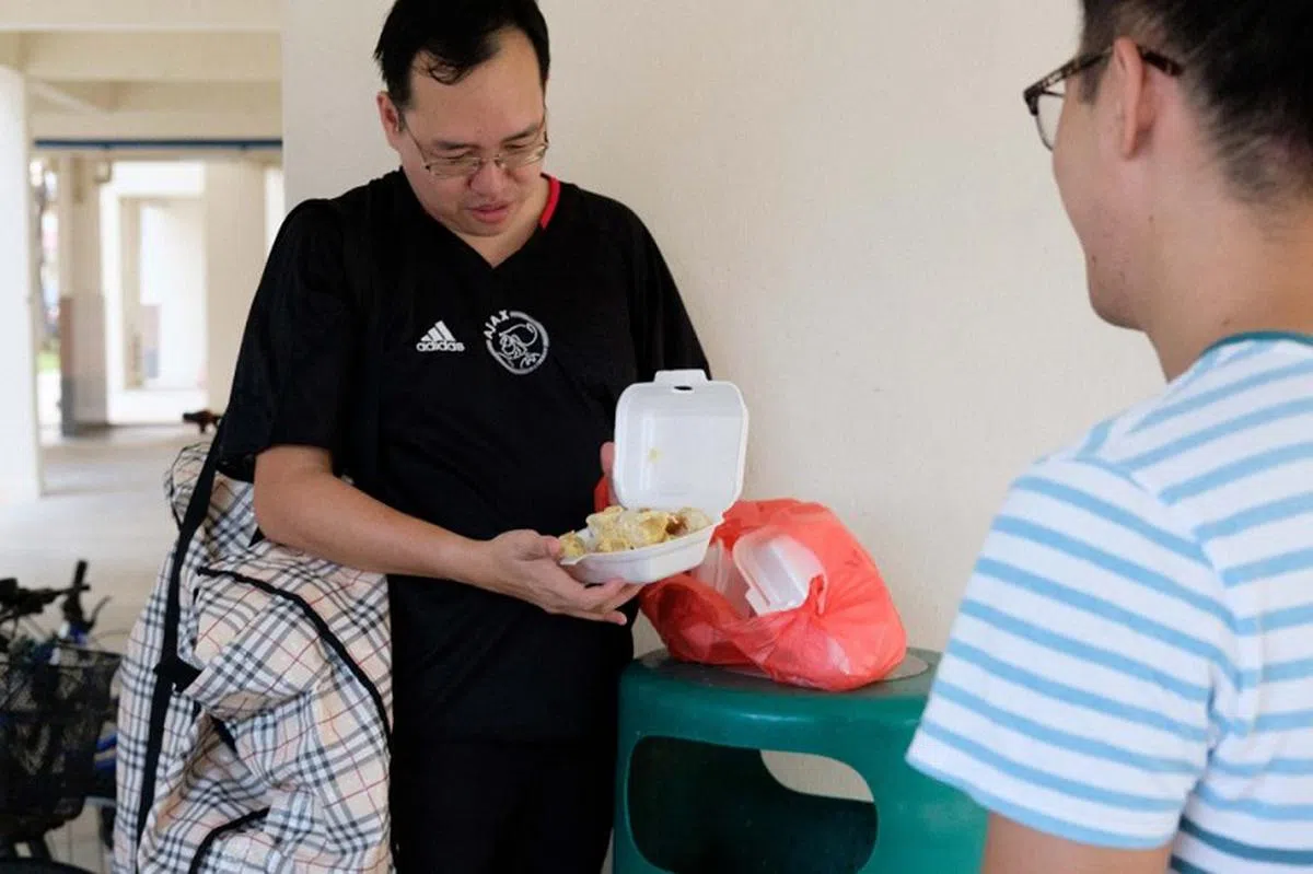  吃剩的榴莲。（Rice Media） 