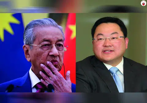 马国首相马哈迪（左）称，马国政府正通过“私下努力” 从中国引渡刘特佐（右）回马国。（郭跃男制图）