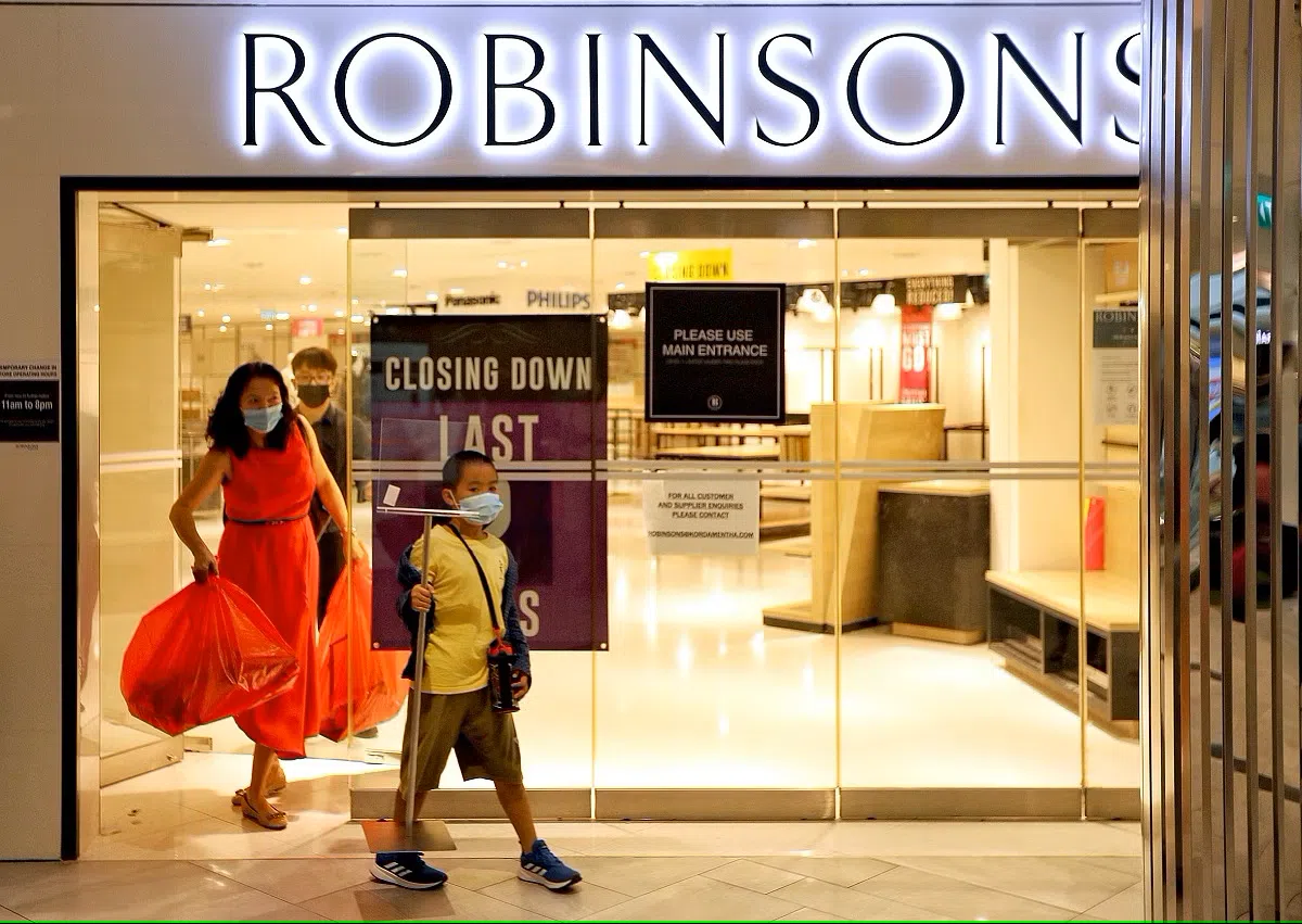 拥有162年历史的罗敏申百货在2020年熄灯结业。（海峡时报）