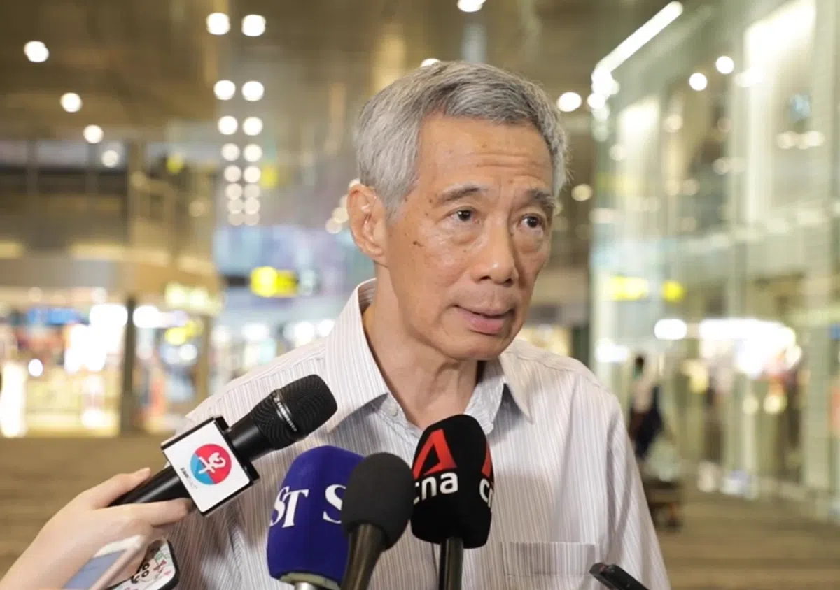  李显龙总理。（视频截图） 