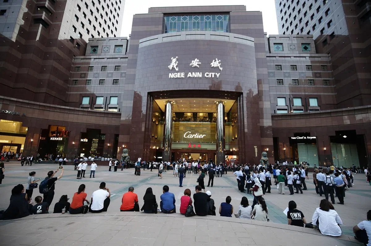 高岛屋义安城的外观。（联合早报）